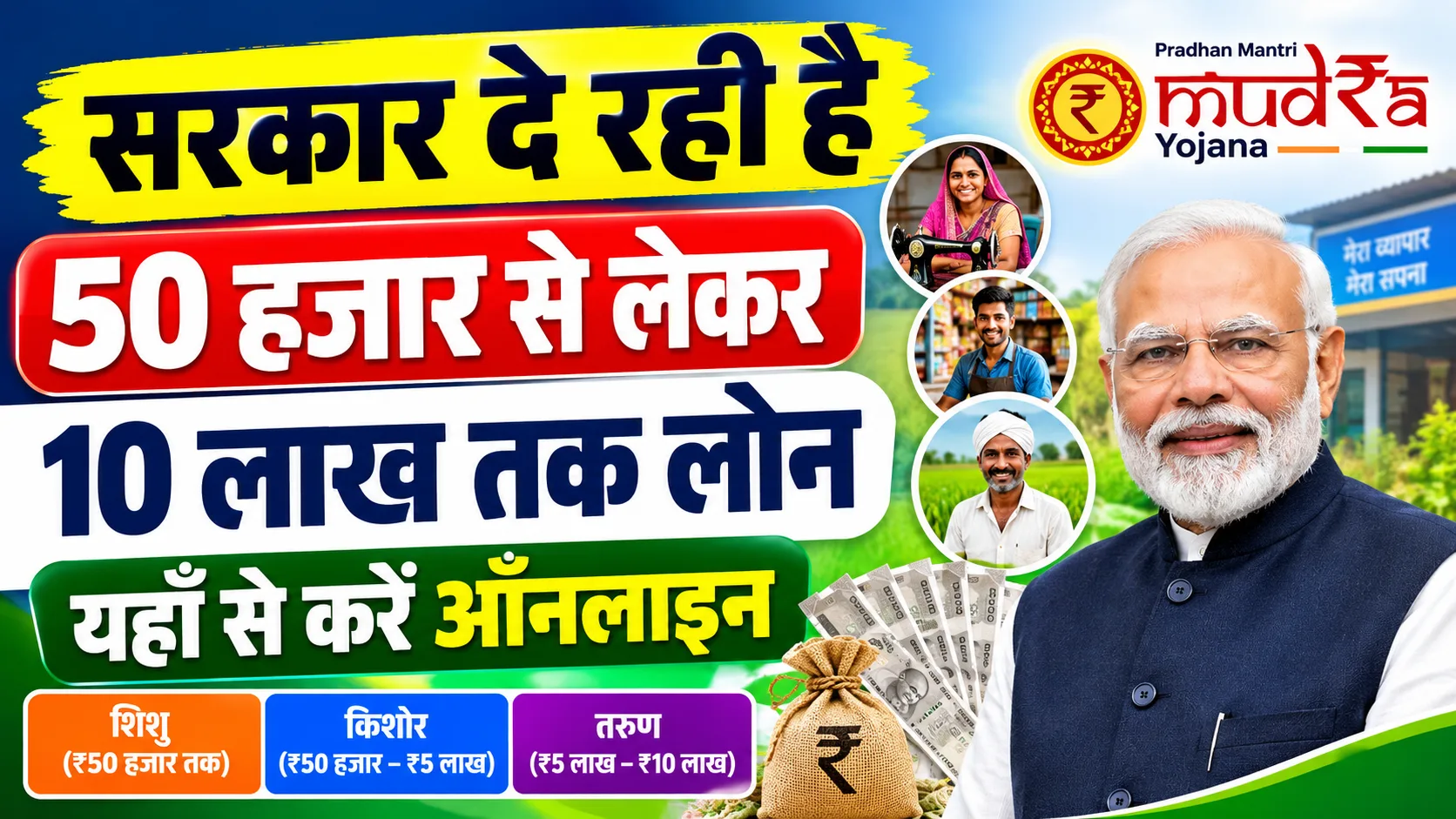 Sarkari Loan Yojana 2026: सरकार से रही है 50 हजार से 10 लाख लोन, यहाँ करें ऑनलाइन आवेदन, Full Process